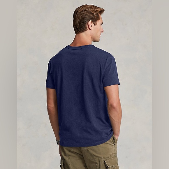 POLO Ralph Lauren Custom Slim Fit Navy Tee | Men’s Size Large - Picture 4 of 9
